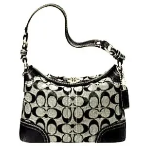 Coach | Bags | Y2k Coach Chelsea Black Gray Jacquard Signature